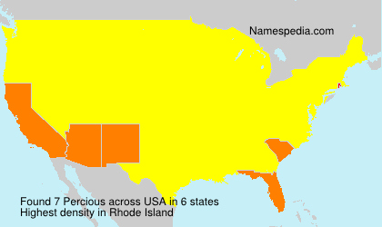 Surname Percious in USA Surname Percious in USA
