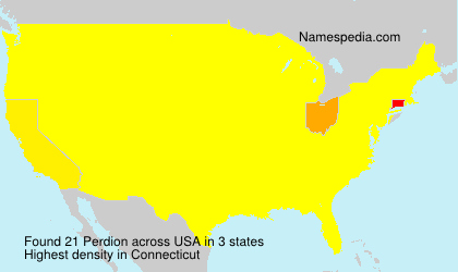 Surname Perdion in USA Surname Perdion in USA
