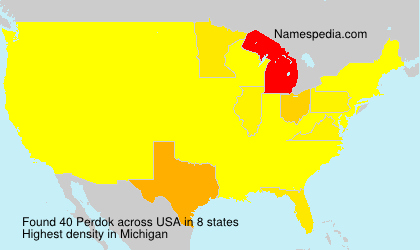 Surname Perdok in USA Surname Perdok in USA