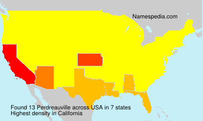 Surname Perdreauville in USA Surname Perdreauville in USA