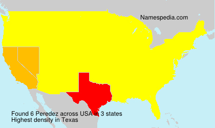 Surname Peredez in USA Surname Peredez in USA