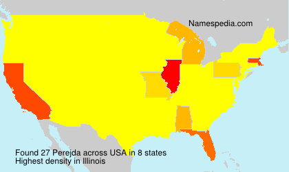 Surname Perejda in USA Surname Perejda in USA