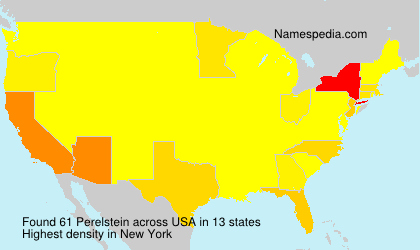 Surname Perelstein in USA Surname Perelstein in USA