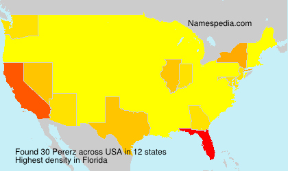 Surname Pererz in USA Surname Pererz in USA