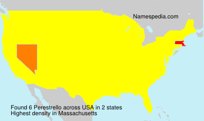 Surname Perestrello in USA Surname Perestrello in USA