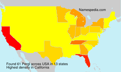 Surname Pergl in USA Surname Pergl in USA