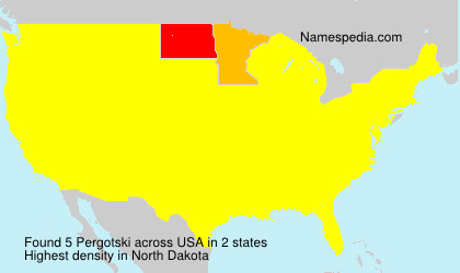 Surname Pergotski in USA Surname Pergotski in USA