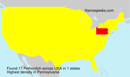Surname Perhonitch in USA Surname Perhonitch in USA