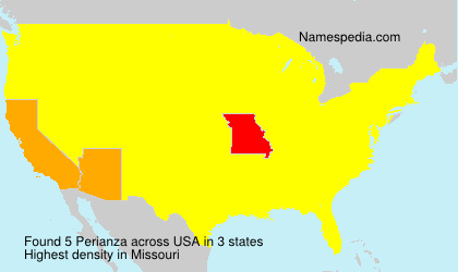 Surname Perianza in USA Surname Perianza in USA