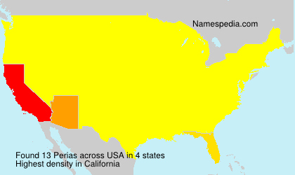 Surname Perias in USA Surname Perias in USA