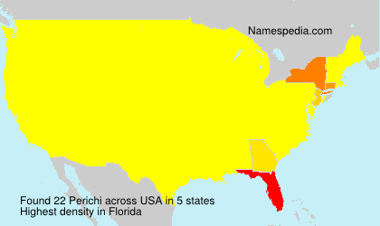 Surname Perichi in USA Surname Perichi in USA