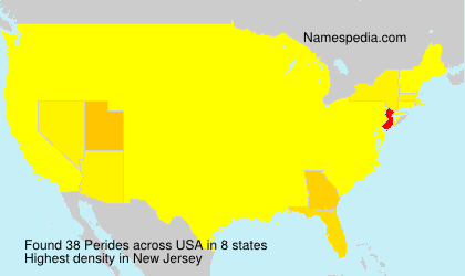 Surname Perides in USA Surname Perides in USA