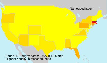 Surname Perigny in USA Surname Perigny in USA