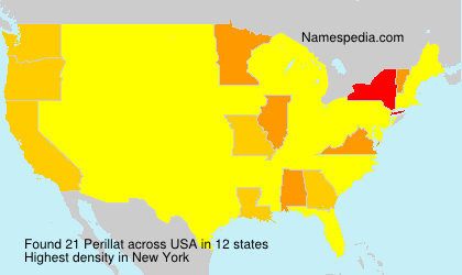 Surname Perillat in USA Surname Perillat in USA