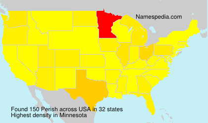 Surname Perish in USA Surname Perish in USA