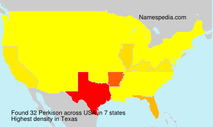 Surname Perkison in USA Surname Perkison in USA