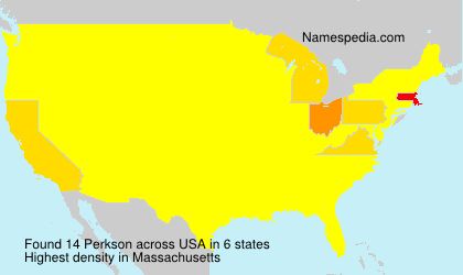Surname Perkson in USA Surname Perkson in USA
