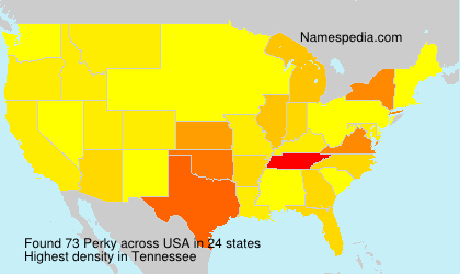 Surname Perky in USA Surname Perky in USA