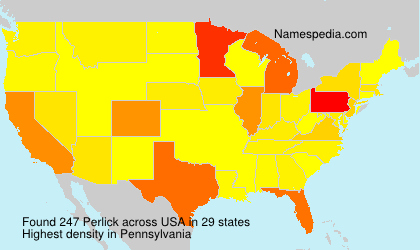 Surname Perlick in USA Surname Perlick in USA