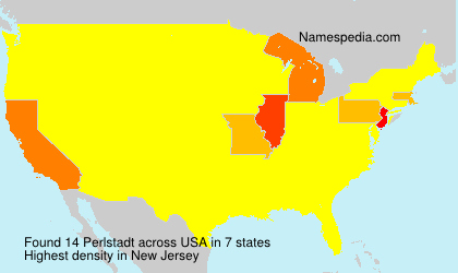 Surname Perlstadt in USA Surname Perlstadt in USA