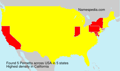Surname Pernetta in USA Surname Pernetta in USA
