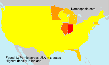 Surname Pernic in USA Surname Pernic in USA