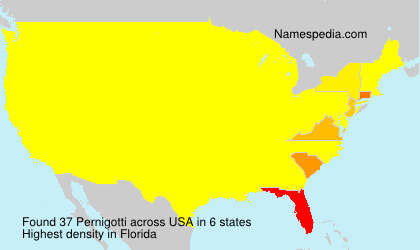 Surname Pernigotti in USA Surname Pernigotti in USA