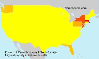 Surname Perniola in USA Surname Perniola in USA