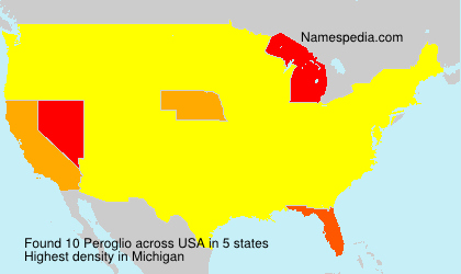 Surname Peroglio in USA Surname Peroglio in USA