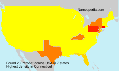 Surname Peropat in USA Surname Peropat in USA