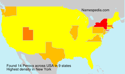 Surname Perova in USA Surname Perova in USA