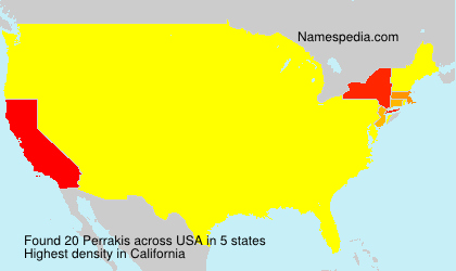 Surname Perrakis in USA Surname Perrakis in USA