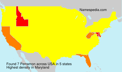 Surname Perramon in USA Surname Perramon in USA