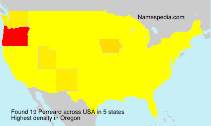 Surname Perreard in USA Surname Perreard in USA