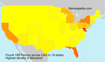 Surname Perrera in USA Surname Perrera in USA