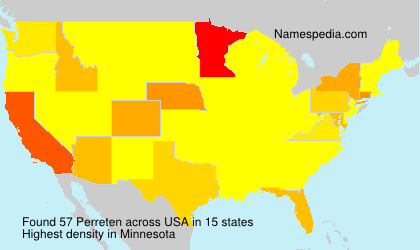Surname Perreten in USA Surname Perreten in USA