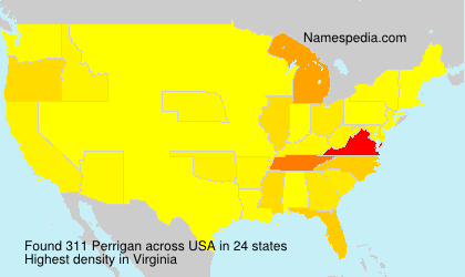 Surname Perrigan in USA Surname Perrigan in USA