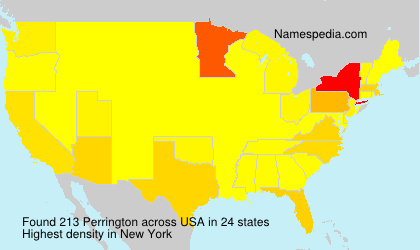 Surname Perrington in USA Surname Perrington in USA