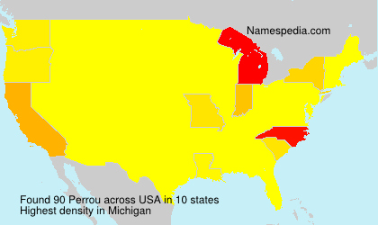 Surname Perrou in USA Surname Perrou in USA