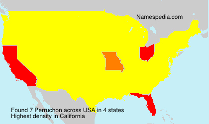 Surname Perruchon in USA Surname Perruchon in USA