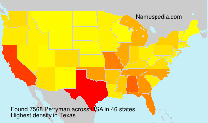 Surname Perryman in USA Surname Perryman in USA