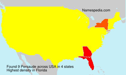 Surname Persaude in USA Surname Persaude in USA