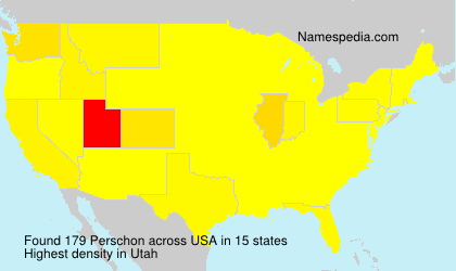 Surname Perschon in USA Surname Perschon in USA