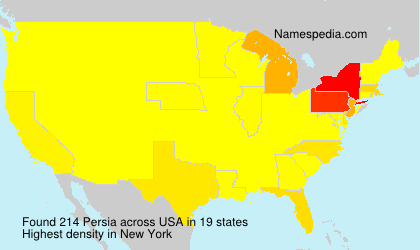 Surname Persia in USA Surname Persia in USA