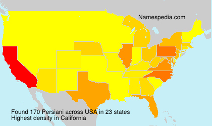 Surname Persiani in USA Surname Persiani in USA
