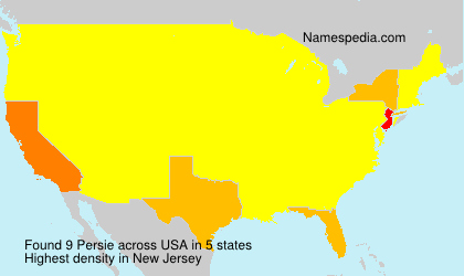 Surname Persie in USA Surname Persie in USA