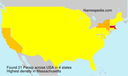 Surname Persip in USA Surname Persip in USA