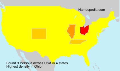 Surname Persolja in USA Surname Persolja in USA