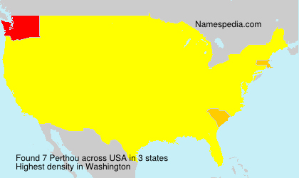 Surname Perthou in USA Surname Perthou in USA