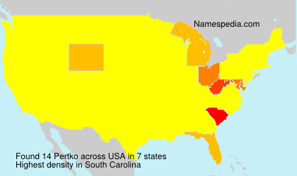 Surname Pertko in USA Surname Pertko in USA